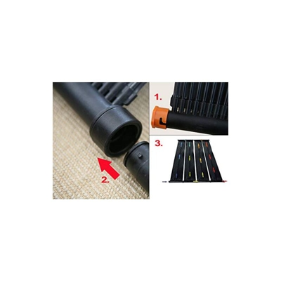 Steinbach Speed Solar Sun 49120 - Pannello Solare a Bassa densitÃ , in polietilene, 0,7 x 3 m, per Piscine Fino a 12 Metri cubici, connettore Tubo di