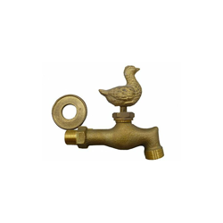 "S & M 553 530 - Grifo Arte Giardino Anatra, 1/2""x 3/4"" con rosone" en oferta