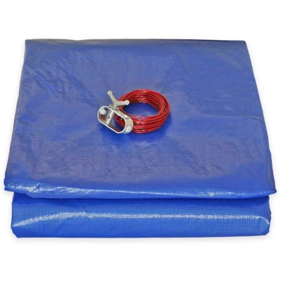 Bâches Direct - Telone Piscina rotonda diam. 4,20 m (con rete di drenaggio) – Copertura piscina – Telone impermeabile – Baches Piscina