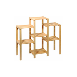 29162FSC - Scaffale per Piante Decorativo con 7 Ripiani, in Legno di Pino Certificato FSC, 31 x 97 x 87 cm - Dobar en oferta