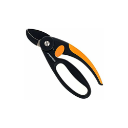 Fiskars Forbici a incudine per legno secco e duro, Diametro di taglio: 2 cm, Lame in acciaio di alta qualitÃ con rivestimento antiaderente, en oferta