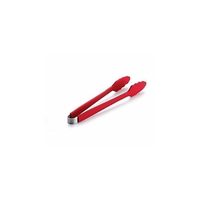 Lotusgrill LG PINZA RD Pinza per Barbecue in Silicone, Rosso, 32 x 10 x 4 cm