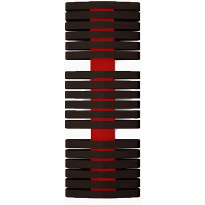 A. Scaldasalviette ad acqua calda di 730mm di altezza e di 500mm di larghezza