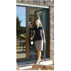 Zanzariera antracite telescopica per tenda 95x220cm EDM 75886 precio