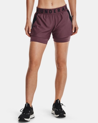 Shorts UA Play Up 2-in-1 da donna