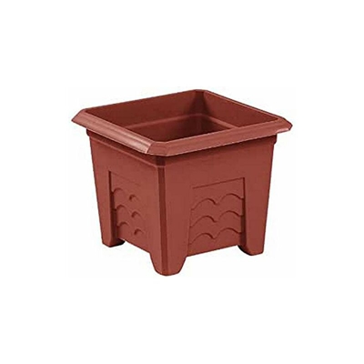 Emsa Terra Grande 985501400 Vaso per Fori, con Angoli, 50x50 cm, Colore: Terracotta