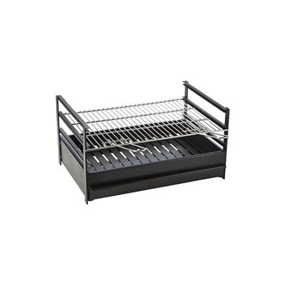 Sauvic 02728-Cassetto Barbecue, con griglia Inox 60 x 40 cm.
