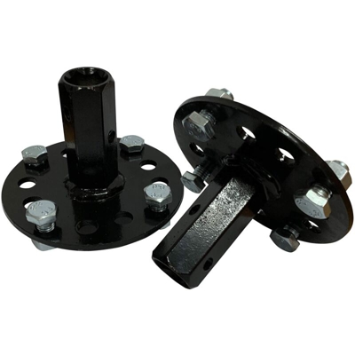 Bricoferr PT600041 - Albero esagonale 23 millimetri per le ruote in metallo (implementa motoazada)