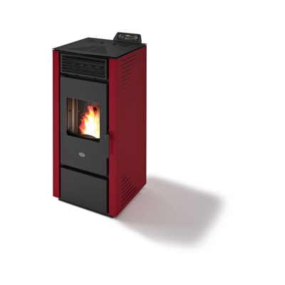 Stufa a Pellet Eva Calor Paola 13 KW Rosso - 901683500