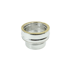 Raccordo mono - doppia parete mono 100 m X 100F / 150M per canne fumarie diankamin en oferta