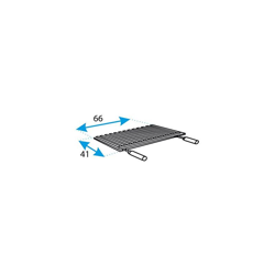 IMEX EL ZORRO 71613 - Griglia per Barbecue, in Acciaio Inossidabile, 66 x 41 cm precio