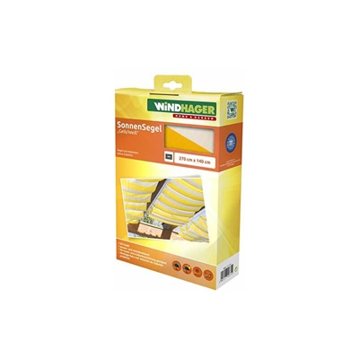 10875 Tenda solare per cavo tendeur 270 x 140 cm, giallo / bianco - Windhager