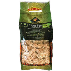 Pyro Fuoco 15756-6 Lana di Legno accendifuoco FSC 100% Naturale, Beige precio