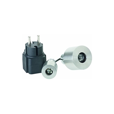50115 9 LED in Acciaio Lunaled, Set di 2, Grigio - Oase