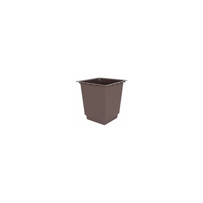 Artevasi Inserto Vaso Pisa 60 cm, Marrone, Tortora