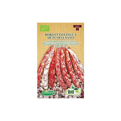 Germisem Biologico Borlotto Lingua de Fuoco Nano Semi di Fagioli Francesi 80 g