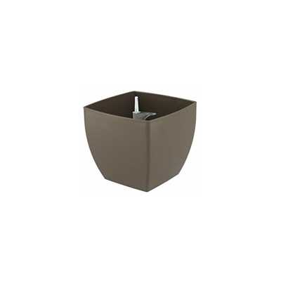 Artevasi Vaso Autoirrigazione Siena 30 cm, Marrone, Tortora, 30x30x27 cm