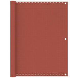 vidaXL Paravento da Balcone Terracotta 120x400 cm in HDPE precio