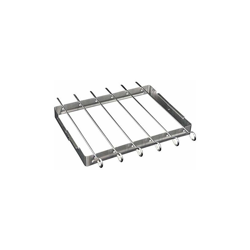 Best Sporting GrillspieÃ-Aufsatz mit 6 GrillspieÃen aus Edelstahl Accessorio Barbecue con spiedini, Acciaio Inox características