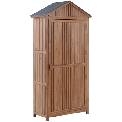 Mobile da giardino in legno di acacia 200 x 100 cm SAVOCA