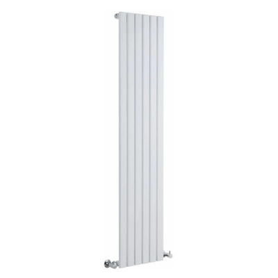 Hudson Reed Sloane Radiatore Termoarredo di Design Verticale Moderno - Termosifone Con Finitura Bianca - Design a Colonna Piatta - 897W - 1780 x
