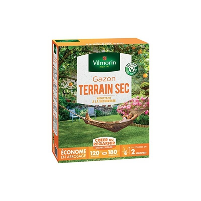 Vilmorin â Prato per terreno secco â Resistente alla siccitÃ â Risparmio in irrigazione â Prima spinta visibile dopo 2 settimane â Per creare un