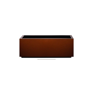 Hobby Flower Urban - Vaso per Piante, Corten, 100 x 25 x 35 cm