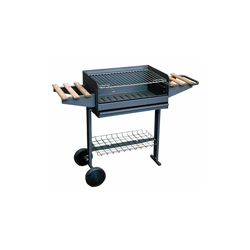 IMEX EL ZORRO 71760Â Barbecue con griglia zincati, Ruote e vassoi, Nero, 120Â x 42Â x 86Â cm características
