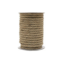 Vivifying - Corda in juta, 10 mm, resistente, per lavori artigianali, tiragraffi per gatti, colore: marrone en oferta