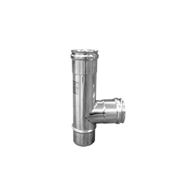 Raccordo per canne fumarie ffm tee in acciaio a 90° diametro 220 mm diankamin