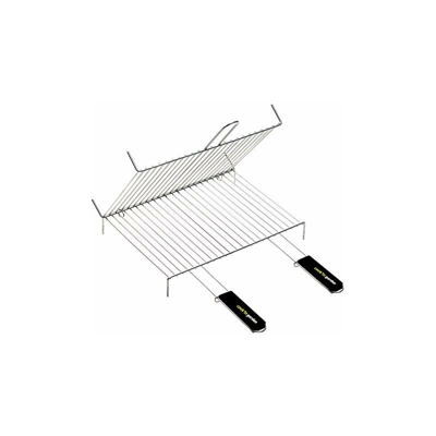 Cook'in garden GR016 - Griglia a Pedale Doppia, 1 Manico, 60 x 40 cm, Universale