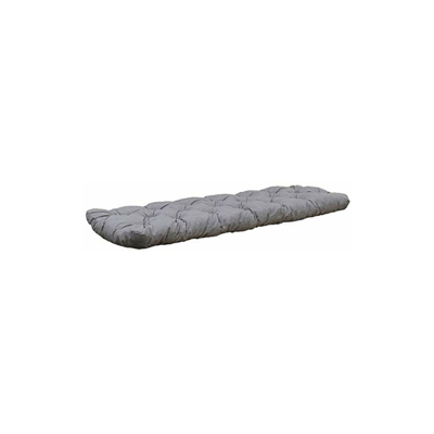 Ambientehome Cuscino per panca a 3 posti, 150 x 50 x 8 cm, grigio chiaro
