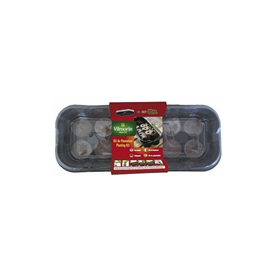 Vilmorin 3990626 - Mini Kit Serra Morbida + 10 pastiglie in Fibra di Cocco Tutto in Uno