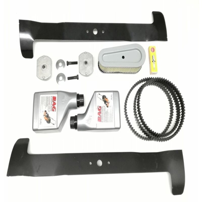 Kit tagliando + revisione piatto trattorino Castelgarden Twin Cut 122 (Stiga - Honda - Alpina - Mountfield - Viking e altri modelli) - 105001