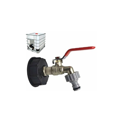 "decaden IBC Tote Tank - Adattatore di qualitÃ Alimentare per Tubo da Giardino, 1/2"", per Serbatoio dell'Acqua, Raccordo Tubo di Ricambio"