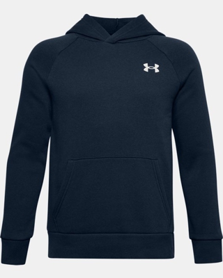 Felpa con cappuccio UA Rival Cotton da ragazzo