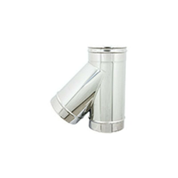 Raccordo braga in acciaio a 135° per canne fumarie diametro 130 mm diankamin en oferta
