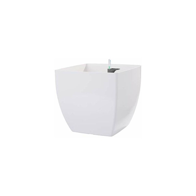 Artevasi Vaso Autoirrigazione Siena 30 cm Bianco, 30x30x27 cm
