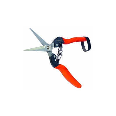 Giardino Primus/Miracolo Forbici da Giardino, Arancione/Argento, 18,1Â x 4,9Â x 1,8Â cm, 01040