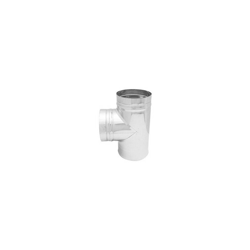 Raccordo tee in acciaio 316L a 90° per canne fumarie diametro 200 mm diankamin en oferta