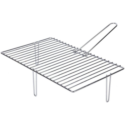 Sauvic 02864-Griglia per caminetto, con 3 Gambe, in Acciaio zincato, 466x280 mm.