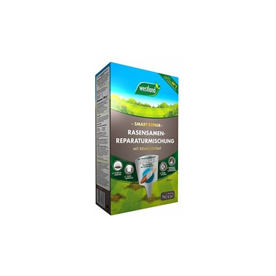 Mix di riparazione di semi di prato Westland Smart Repair, con substrato di semi, incl. Concime iniziale, blu-verde, 1 kg, 8,3 m²