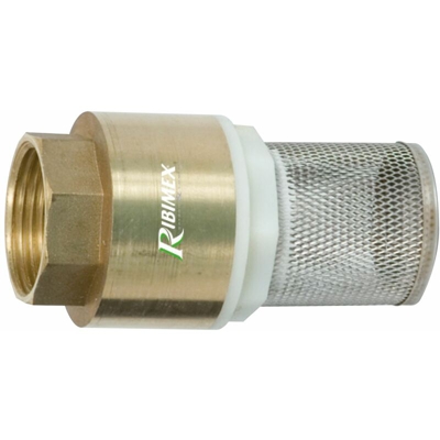 Valvola di fondo con filtro in metallo 1" - Ottone