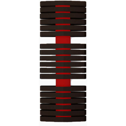 F. Scaldasalviette ad acqua calda di 1705mm di altezza e di 500mm di larghezza. en oferta