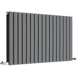 Hudson Reed Delta Radiatore Termoarredo di Design Orizzontale Moderno - Termosifone con Finitura In Antracite - Pannelli Piatti - 635 x 1190mm - 1624 precio