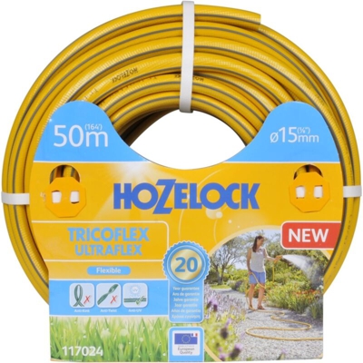 Hozelock Tricoflex Ultraflex Ã15mm 50m, Standard, 15mm Diameter, 50 Meter