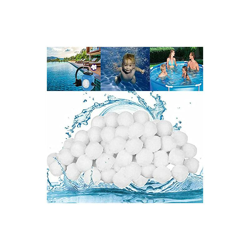 isimsus Palline filtranti da 700 g, per impianto di filtraggio a sabbia, può sostituire 25 kg, sfere filtranti extra durevoli per impianto di características