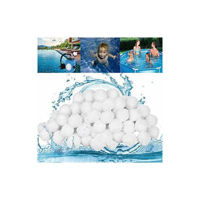 isimsus Palline filtranti da 700 g, per impianto di filtraggio a sabbia, può sostituire 25 kg, sfere filtranti extra durevoli per impianto di