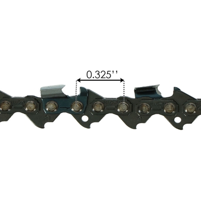 Catena collana per motosega da 18 pollici 45 CM 72 maglie passo della catena è 0,325 "