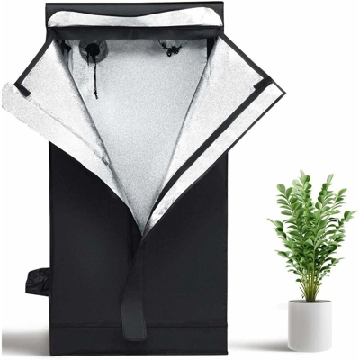 Grow Box, Tenda da Coltivazione Idroponica, Serra Indoor per Fiori, Frutta, Piante e Verdure, Nero, 4 Dimensioni da Scegliere (120x60x150 cm)